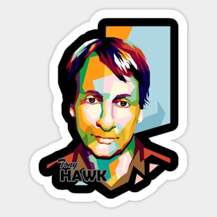 Skatter In Wpap Trend jony hawk Sticker